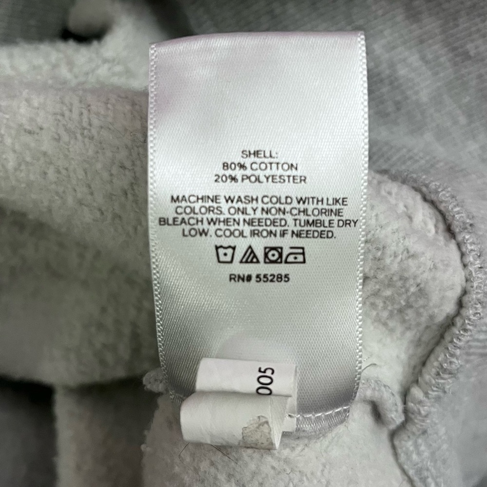 Express Heather Gray Fleece Top - Picture 6 of 7